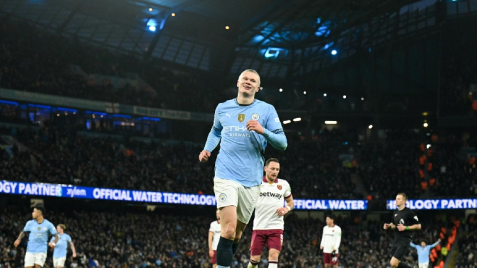 Com 2 de Haaland, City goleia West Ham e vence 2ª seguida