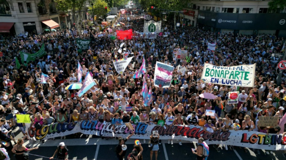 Masiva protesta contra Milei en Argentina en defensa de la diversidad