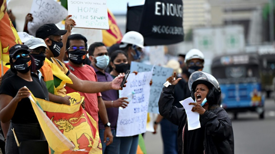 Sri Lanka's embattled leader faces biggest street protest