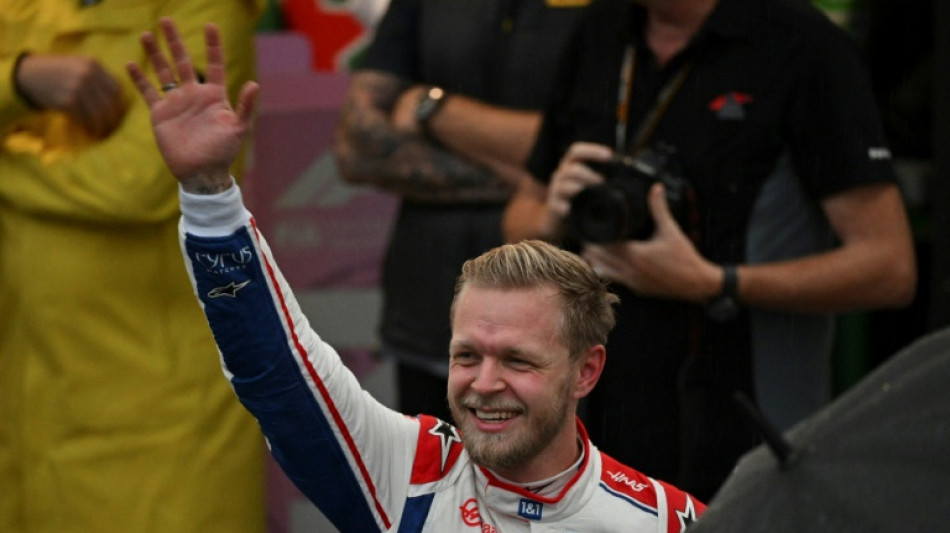 Magnussen claims maiden pole in the rain for Haas             