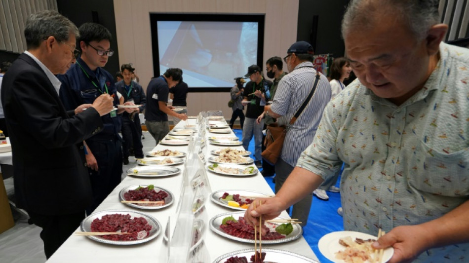 Hearts, tails and blubber at Japan fin whale tasting