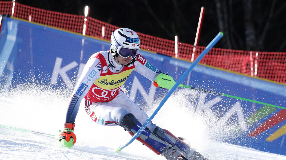 Cdm: Kristoffersen vince slalom di Kranjska Gora, Vinatzer nono