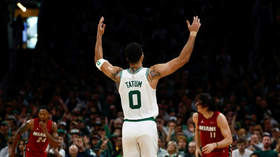 Tatum leads Celtics over Heat, Clippers thrash Mavs in NBA playoff openers