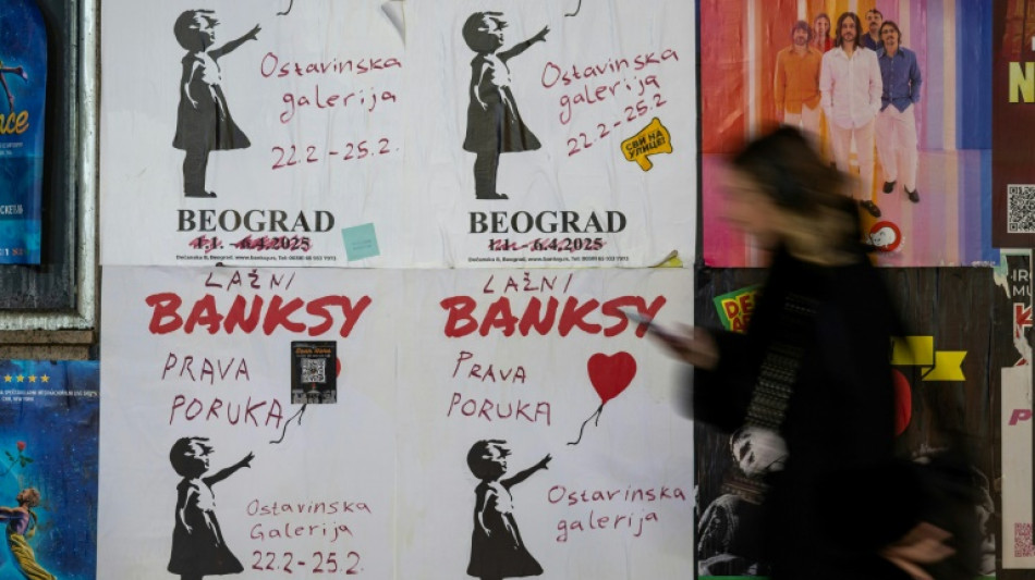 Banksy v Banksy: rival exhibits face off in Serbian capital