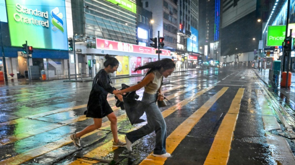 Typhoon Saola slams southern China after battering Hong Kong