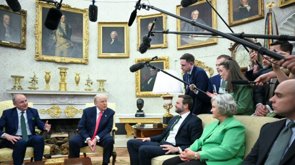 Trump critica a Irlanda en la Casa Blanca antes del Día de San Patricio