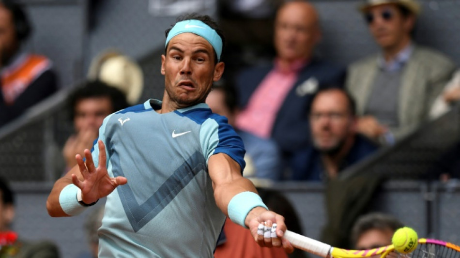 Nadal wins on return from injury in Madrid