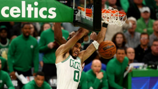 Tatum stars as Celtics rout Heat to square series