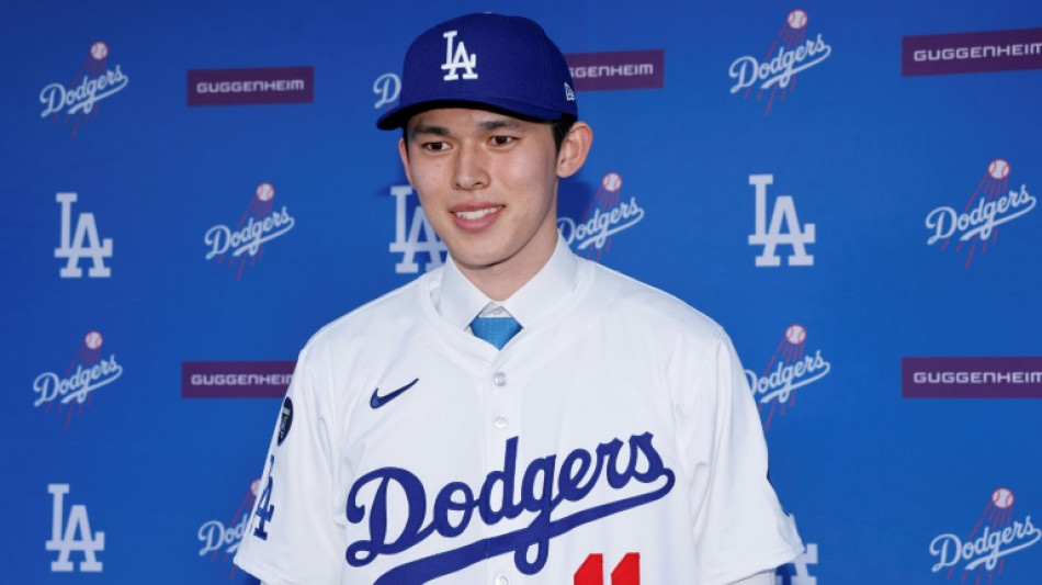 Sasaki vows to 'give best' to fire-torn LA at Dodgers unveiling