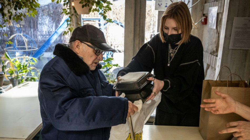 Caviar off menu as Kyiv chefs serve up free meals