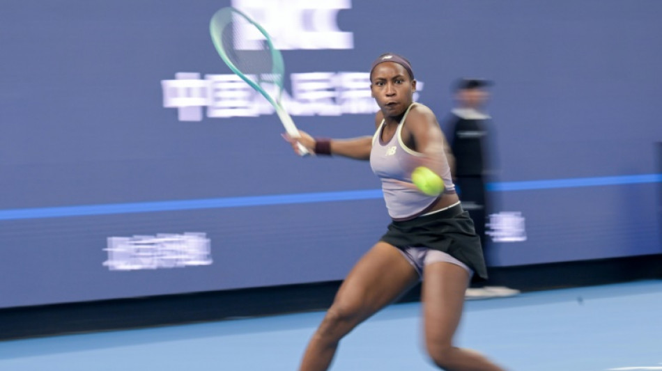 Gauff survives scare to reach China Open semi-finals