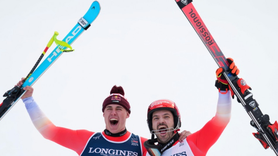 Ski: Triplé suisse dans le combiné par équipes, Von Allmen et Meillard champions du monde