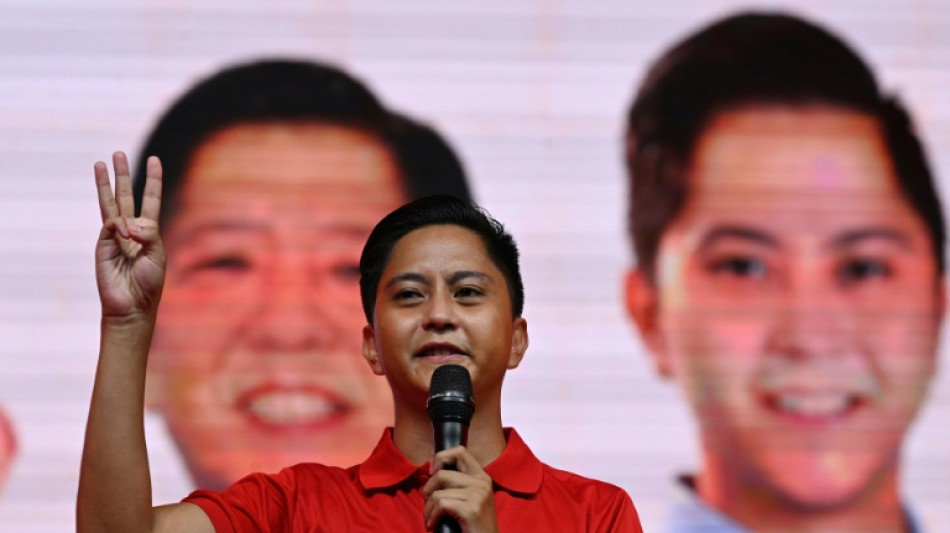 Son of Philippine presidential favourite kicks off Congress campaign