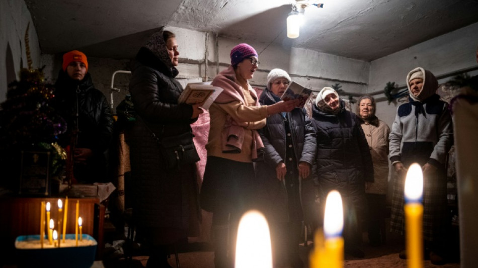 Christmas in a bomb shelter for Orthodox Ukrainians