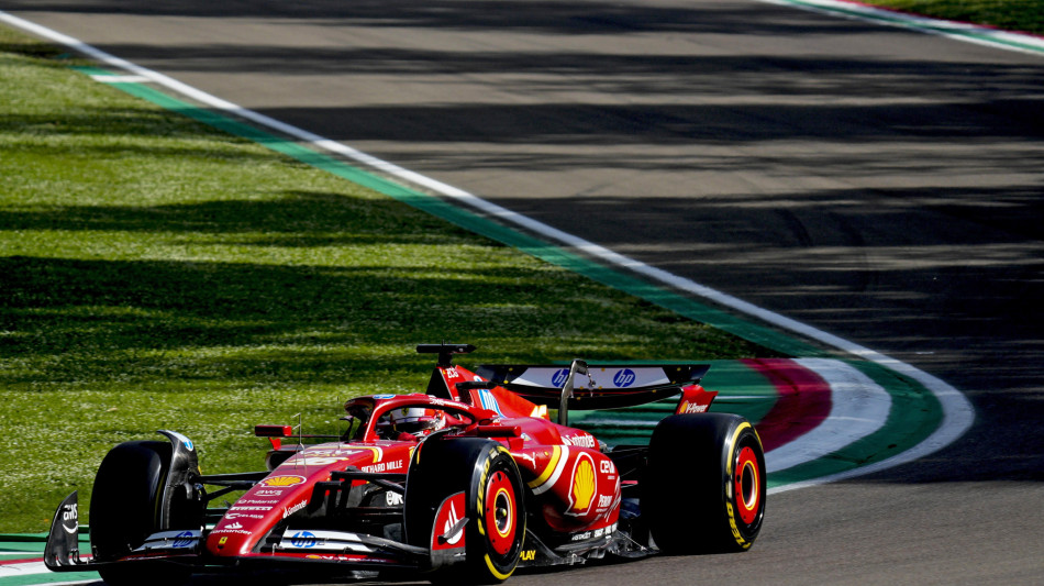 Gp Imola: Leclerc vola anche nelle seconde libere, Sainz sesto