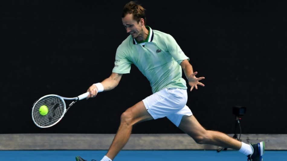 Medvedev plays down missing Djokovic as he begins title charge