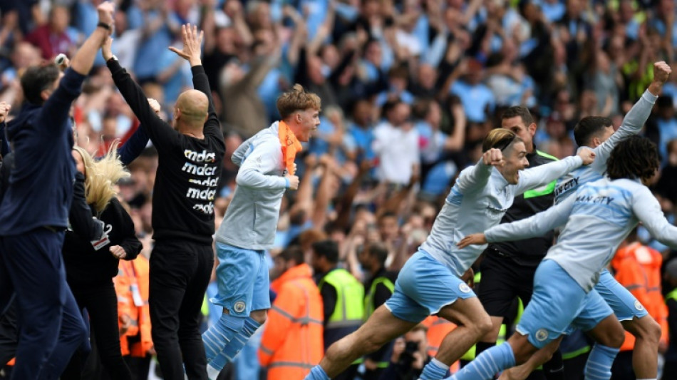 Man City win Premier League title after epic fightback on final day