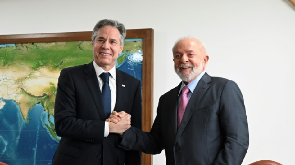 Brasiliens Präsident Lula empfängt US-Außenminister Blinken