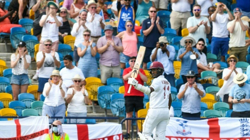 England remove Brathwaite as West Indies wickets fall