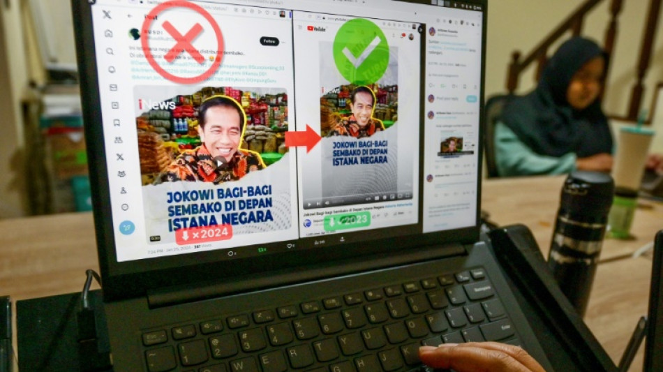 'One-sided war': Indonesians join forces to bust election disinfo