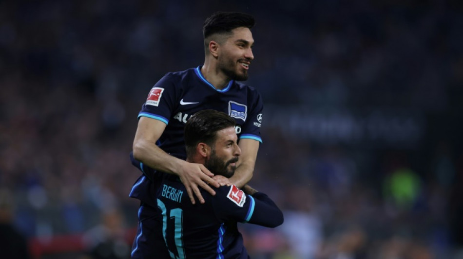 Hertha Berlin keep Bundesliga status with play-off win at Hamburg