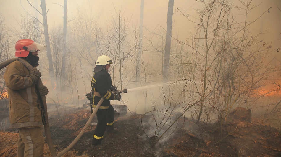 Incendio in zona esclusione Chernobyl, in fiamme 2.600 ettari