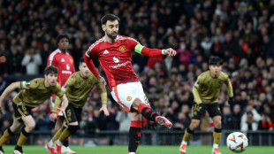 Fernandes hat-trick fires Man Utd into Europa League quarters