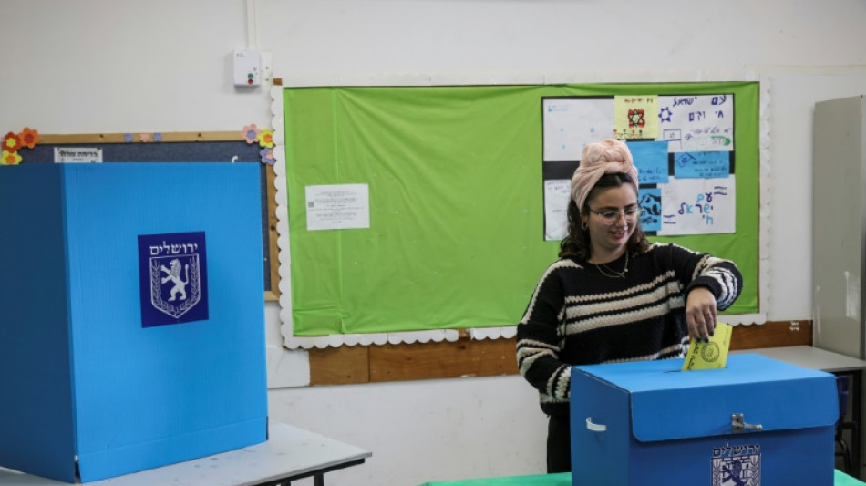 Israel celebró unas elecciones municipales aplazadas por la guerra