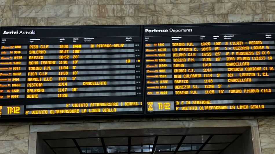 Sciopero trasporti, A Firenze alcuni treni cancellati o ritardi