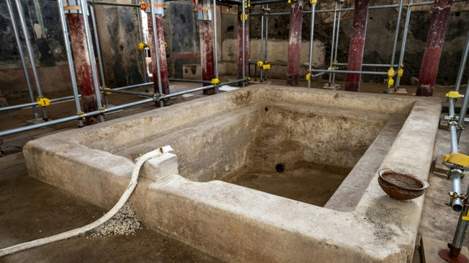 Arqueólogos descubren un gran complejo termal en Pompeya