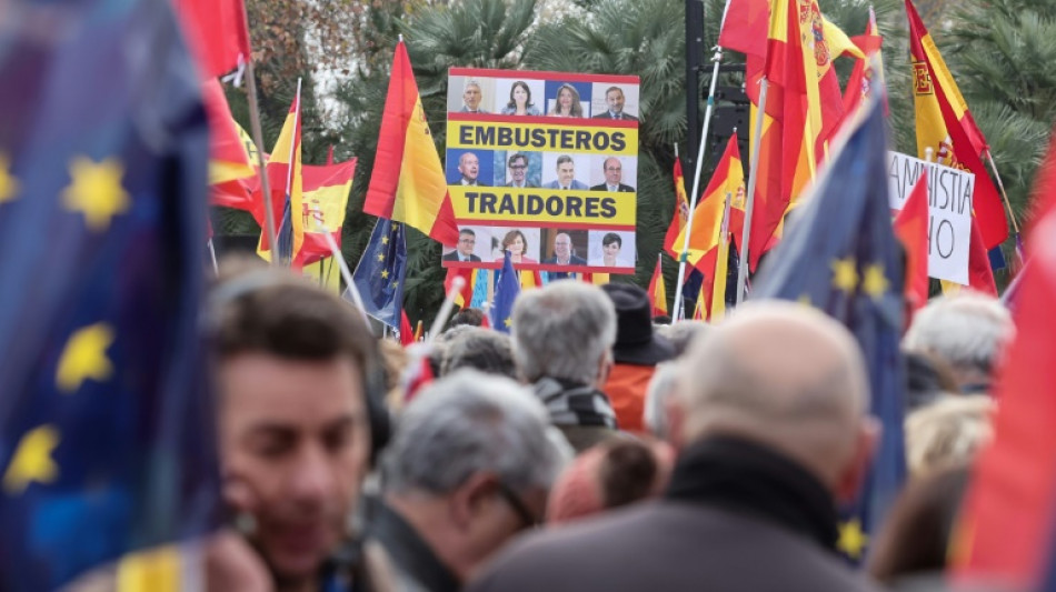 Espagne: nouvelle manifestation contre l'amnistie des indépendantistes catalans
