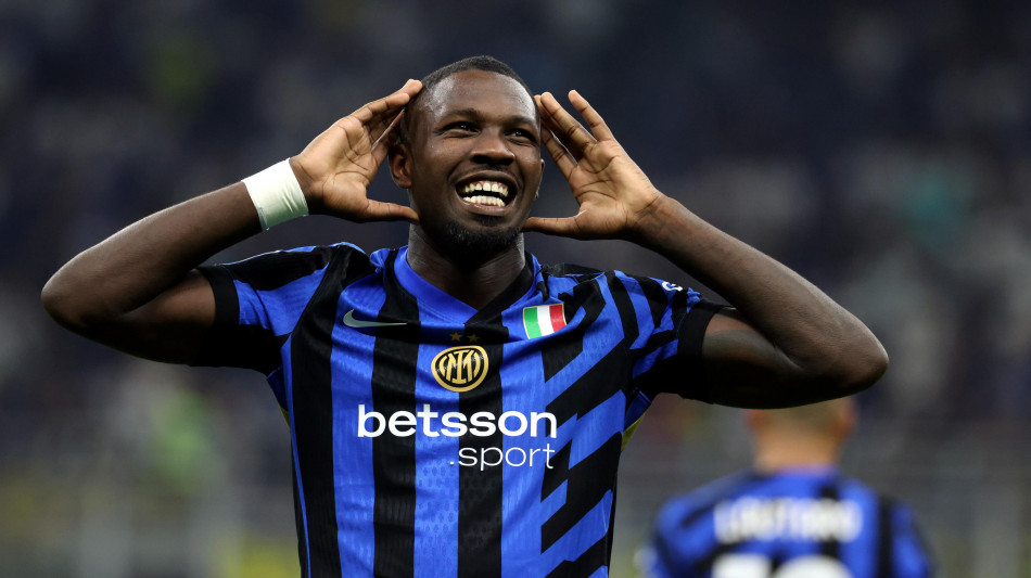 Super Thuram trascina l'Inter, 4-0 all'Atalanta