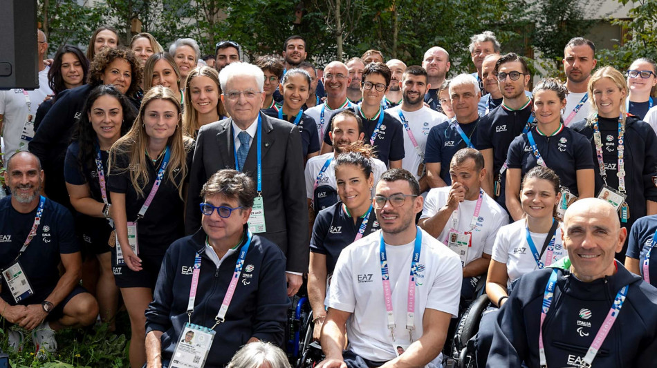 Mattarella a paralimpici, il vostro è un messaggio al mondo