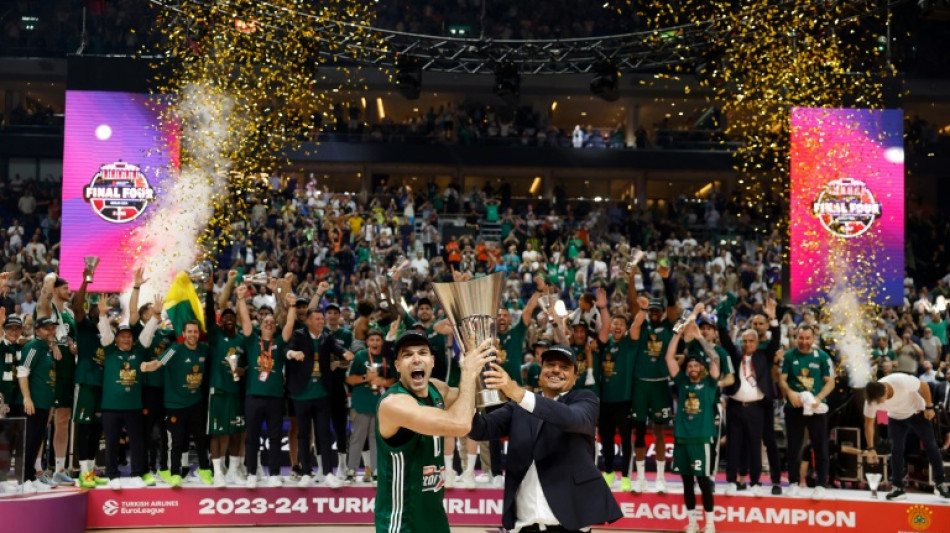 Basket: le Panathinaïkos champion d'Europe treize ans après son dernier sacre