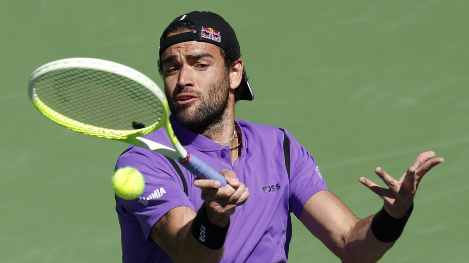 Tennis: Indian Wells; Berrettini eliminato, perde con Tsitsipas