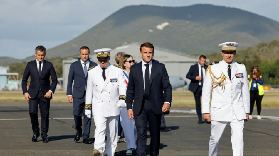France's Macron lands in riot-struck New Caledonia