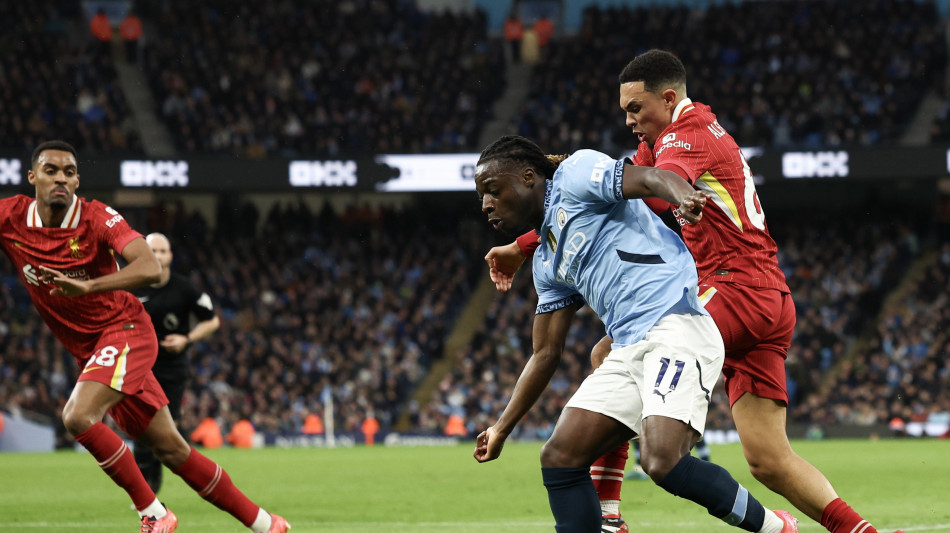 Calcio: Manchester City-Liverpool 0-2, Reds a +11 sull'Arsenal