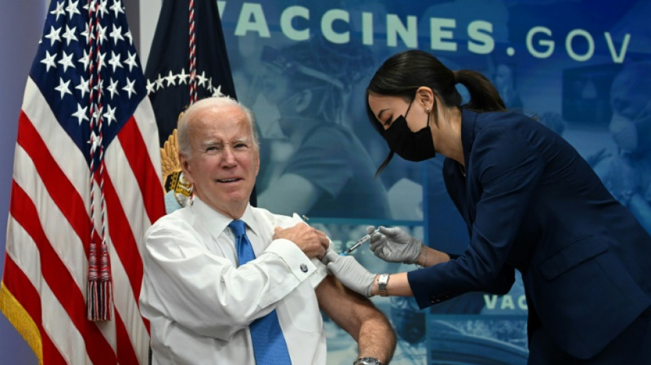 Biden a reçu un nouveau rappel de vaccin anti-Covid