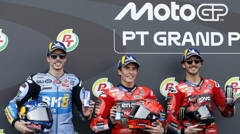 MotoGp: Bagnaia, Marc ha giocato con noi per tutta la gara