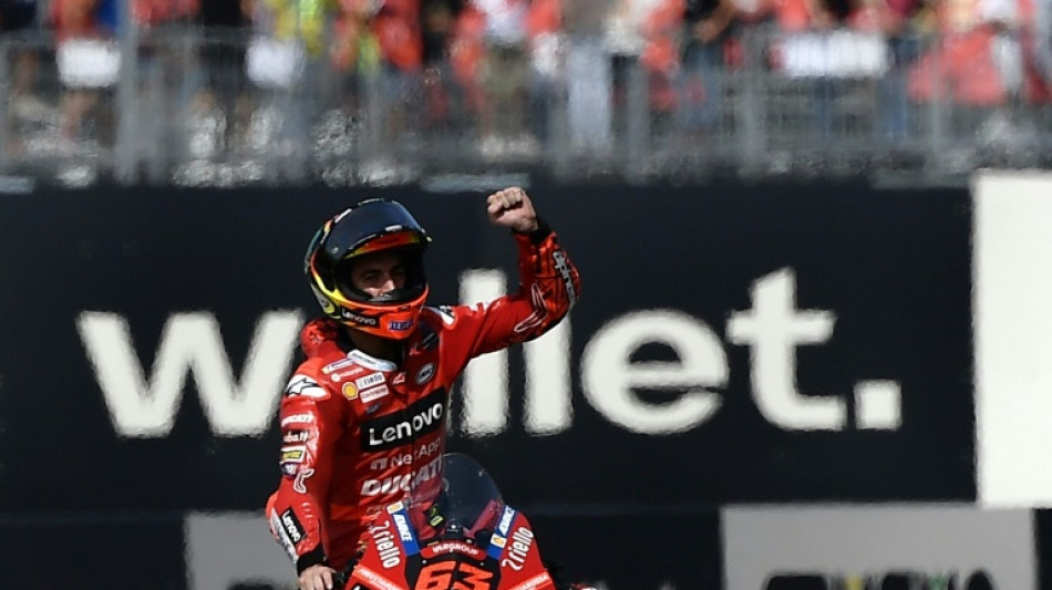 Bagnaia ignores MotoGP title talk after extending winning streak at Misano