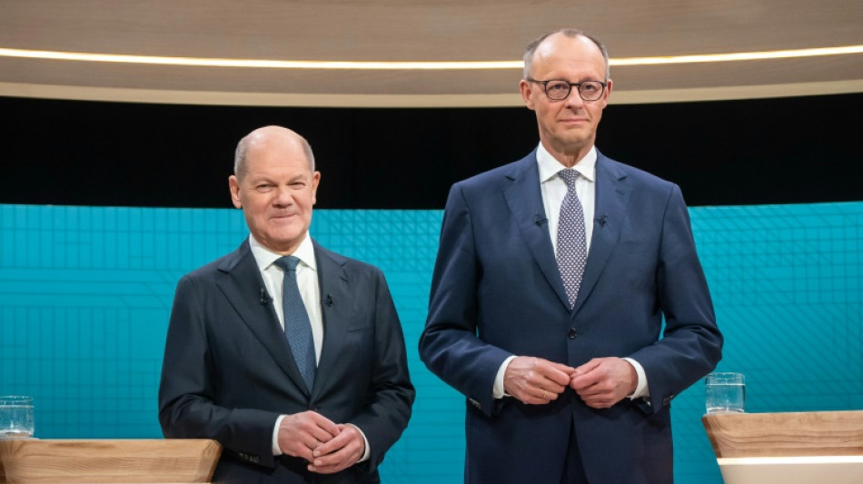 Germany's Scholz, Merz to clash in final pre-election debate