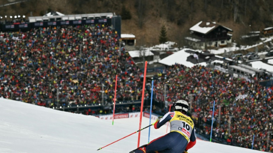 Britain's Ryding thrives at 'home-from-home' for sixth in slalom