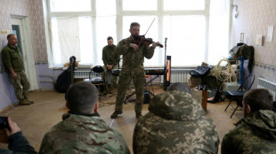 Live music offers respite from Ukraine trench life