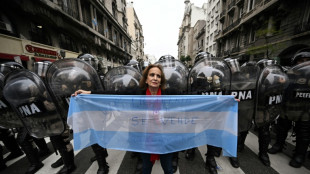 Argentine police pepper spray protesters opposed to Milei reforms