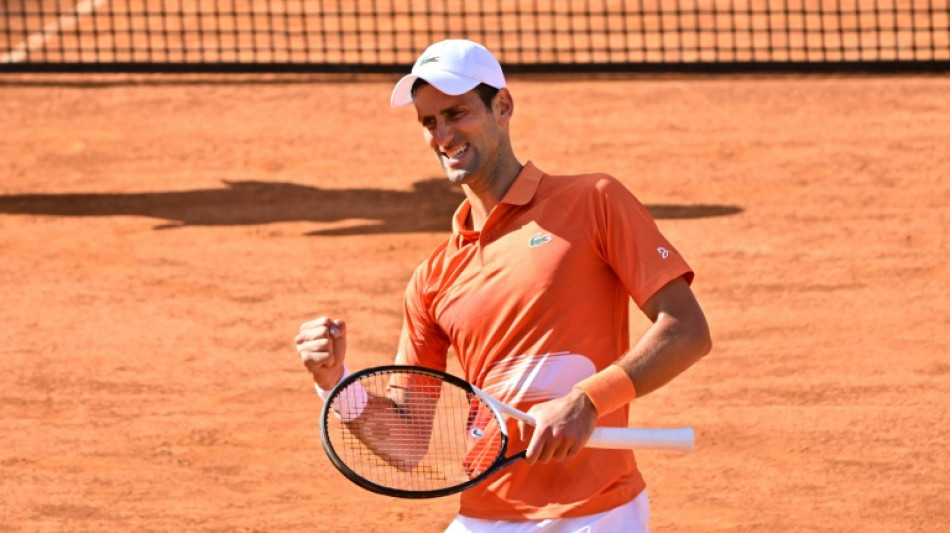 Tennis: Djokovic débute à Rome en mode "dolce vita"