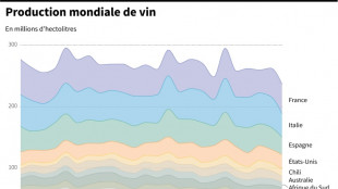 La production mondiale de vin attendue au plus bas depuis 1961, minée par les intempéries