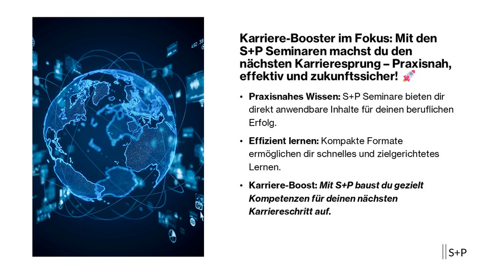 Karriere-Booster im Fokus: S+P Seminare auf Platz 1